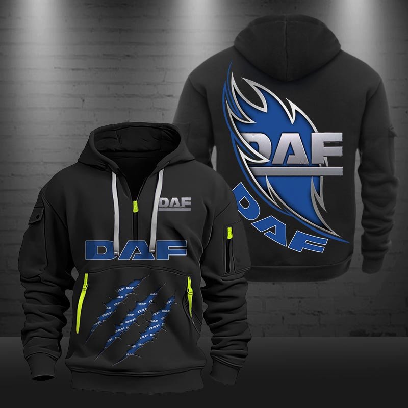 DAF Zip Hoodie Multicolor 60558