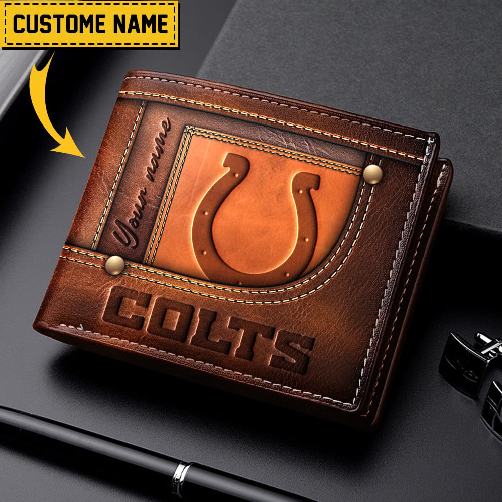 Indianapolis Colts Leather Wallet CustomCu 60656