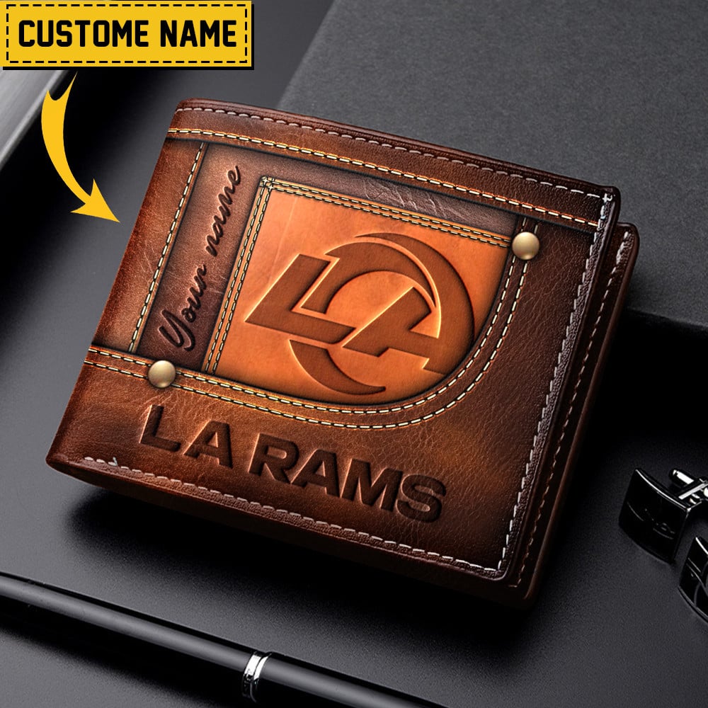 Los Angeles Rams Leather Wallet CustomCu 60656
