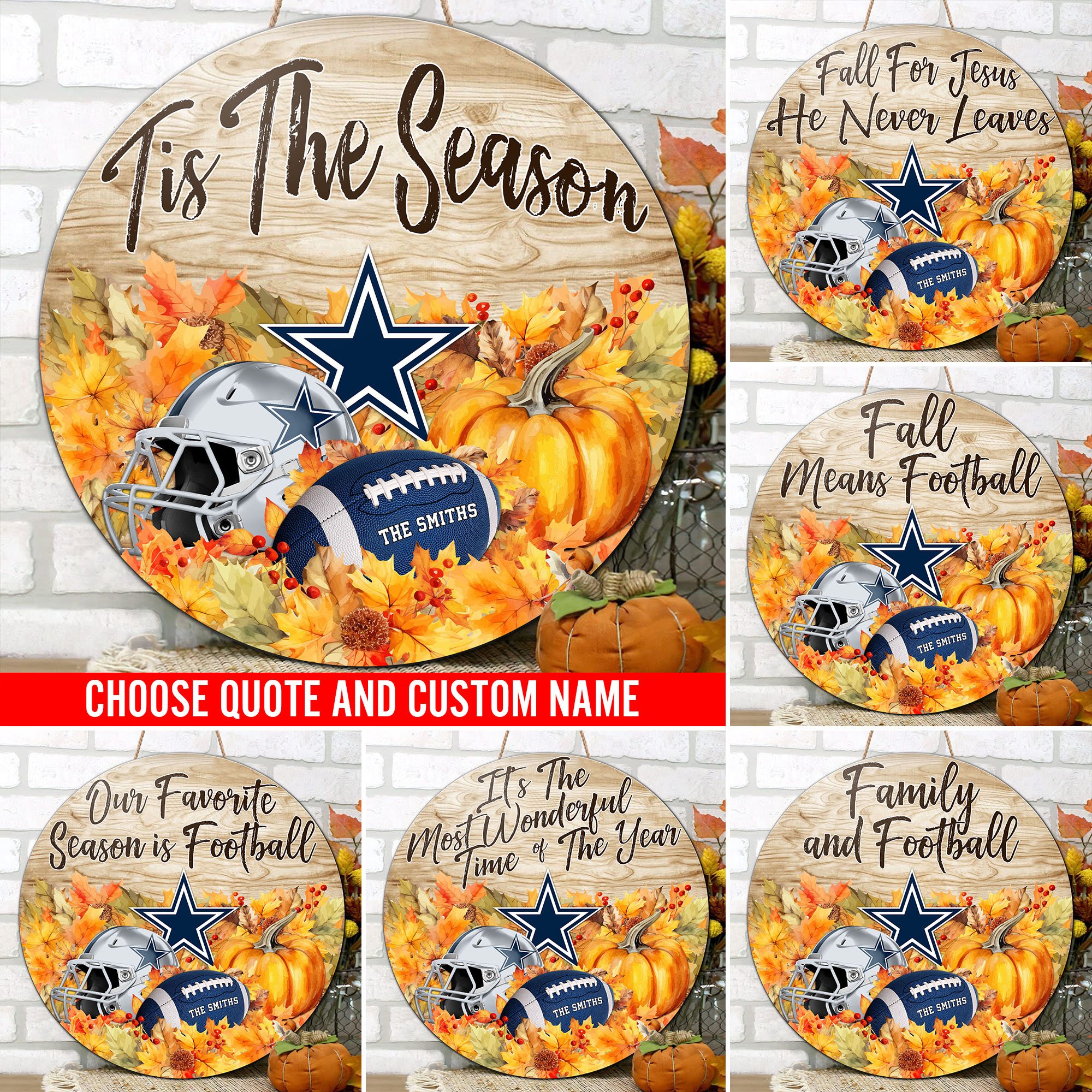 Dallas Cowboys Shape Wooden Sign Custom Name And Choose Quotes, Sport Team Sign For Fans, Wall Hanging ETRG-60625