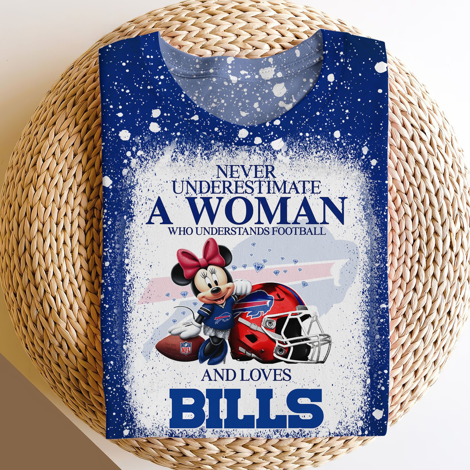 Buffalo Bills Sweater,Hoodie, T-shirt, Football Team And Minnie 3D Shirt, Football Fan Gifts ETRG-60535