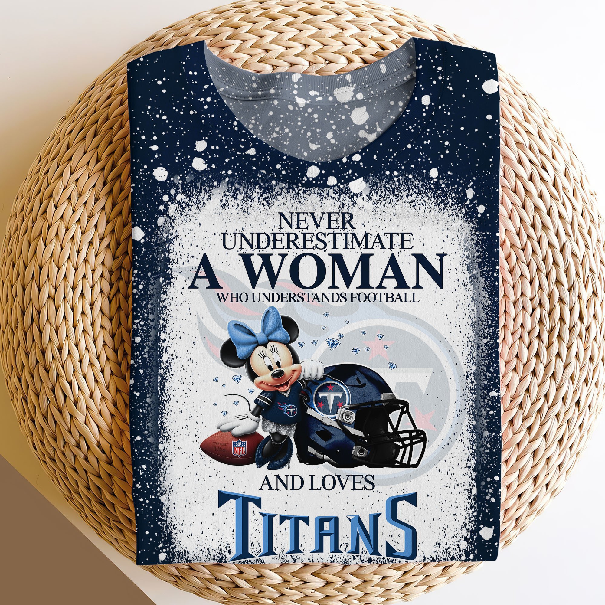 Tennessee Titans Sweater,Hoodie, T-shirt, Football Team And Minnie 3D Shirt, Football Fan Gifts ETRG-60535