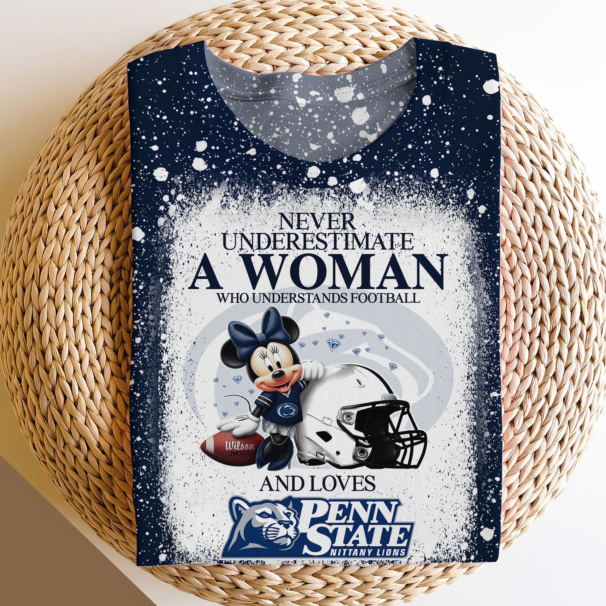 Penn State Nittany Lions Sweater,Hoodie, T-shirt, Football Team And Minnie 3D Shirt, Football Fan Gifts ETRG-60708