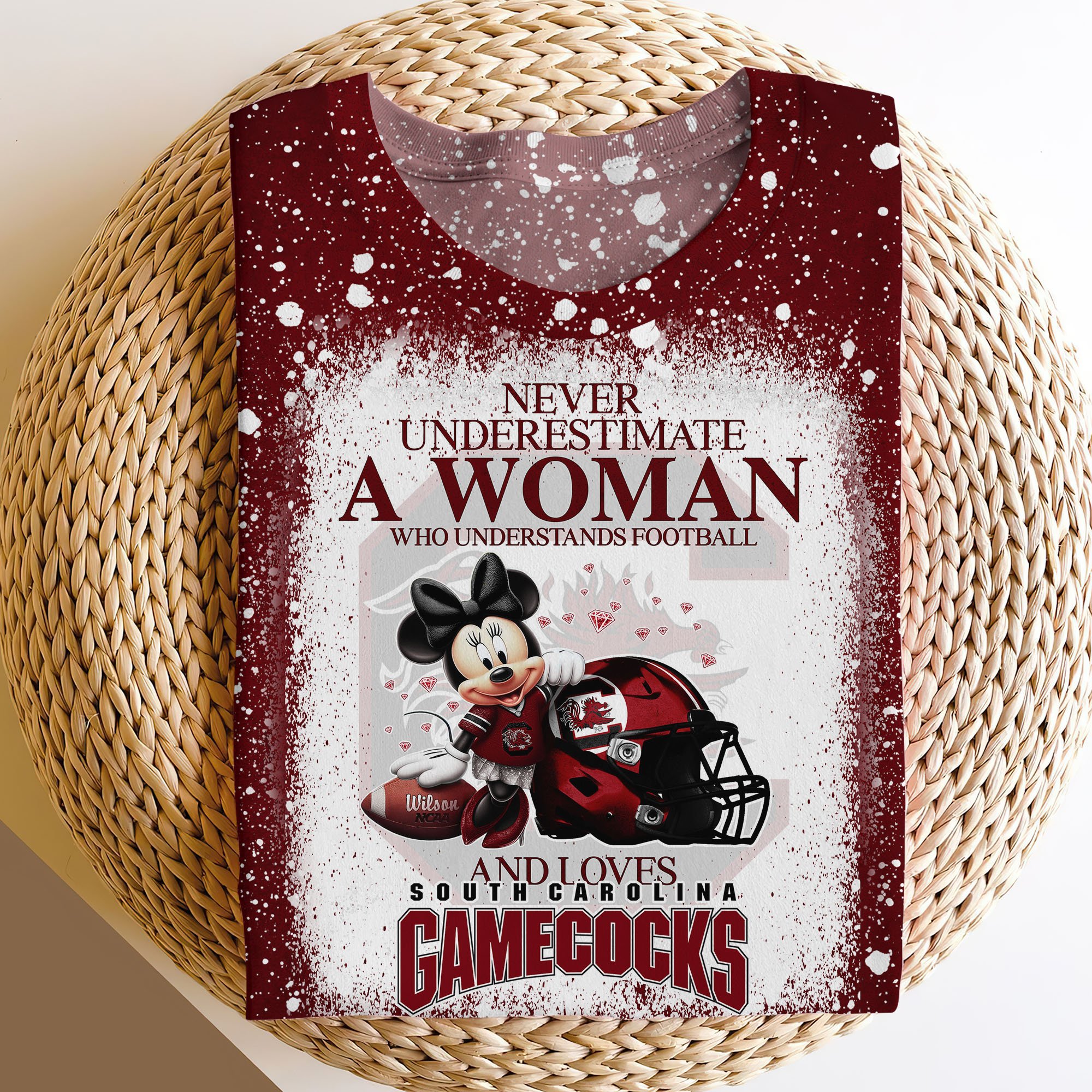 South Carolina Gamecocks Sweater,Hoodie, T-shirt, Football Team And Minnie 3D Shirt, Football Fan Gifts ETRG-60708