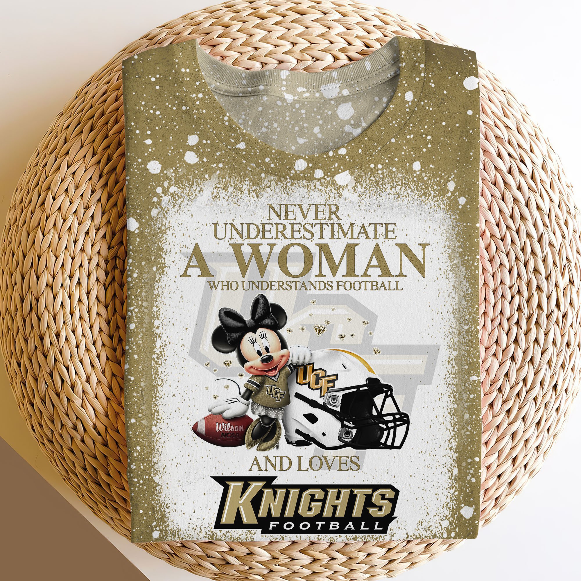 UCF Knights Sweater,Hoodie, T-shirt, Football Team And Minnie 3D Shirt, Football Fan Gifts ETRG-60708