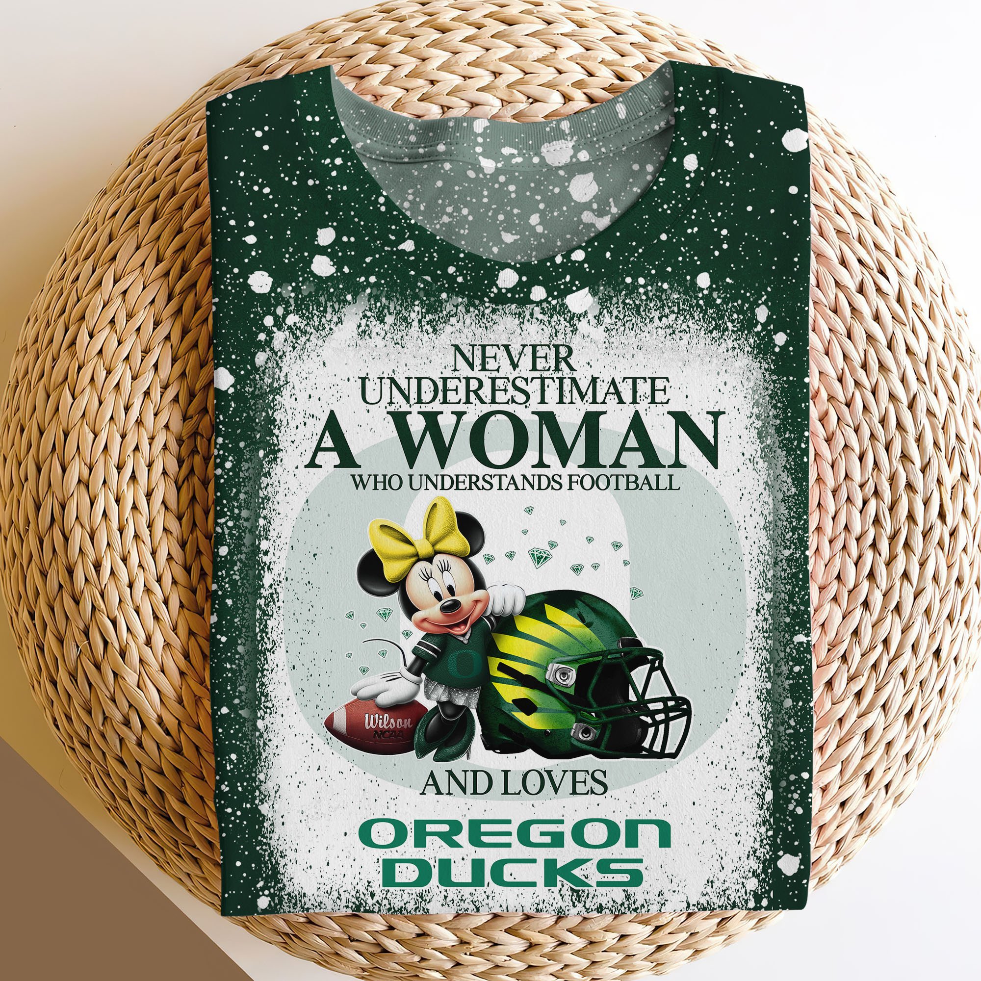 Oregon Ducks Sweater,Hoodie, T-shirt, Football Team And Minnie 3D Shirt, Football Fan Gifts ETRG-60708