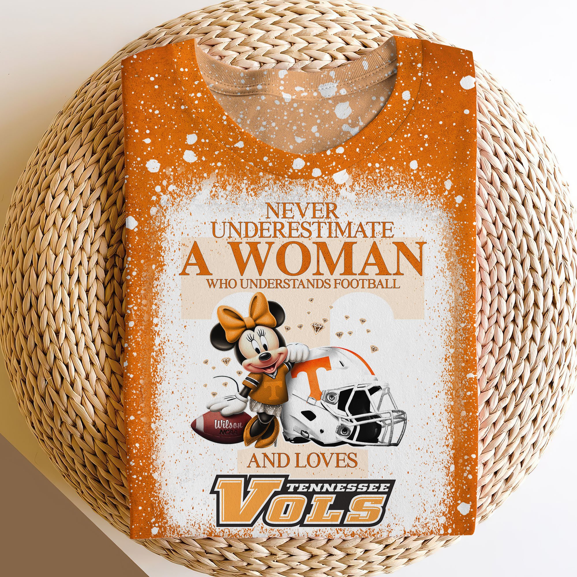 Tennessee Volunteers Sweater,Hoodie, T-shirt, Football Team And Minnie 3D Shirt, Football Fan Gifts ETRG-60708