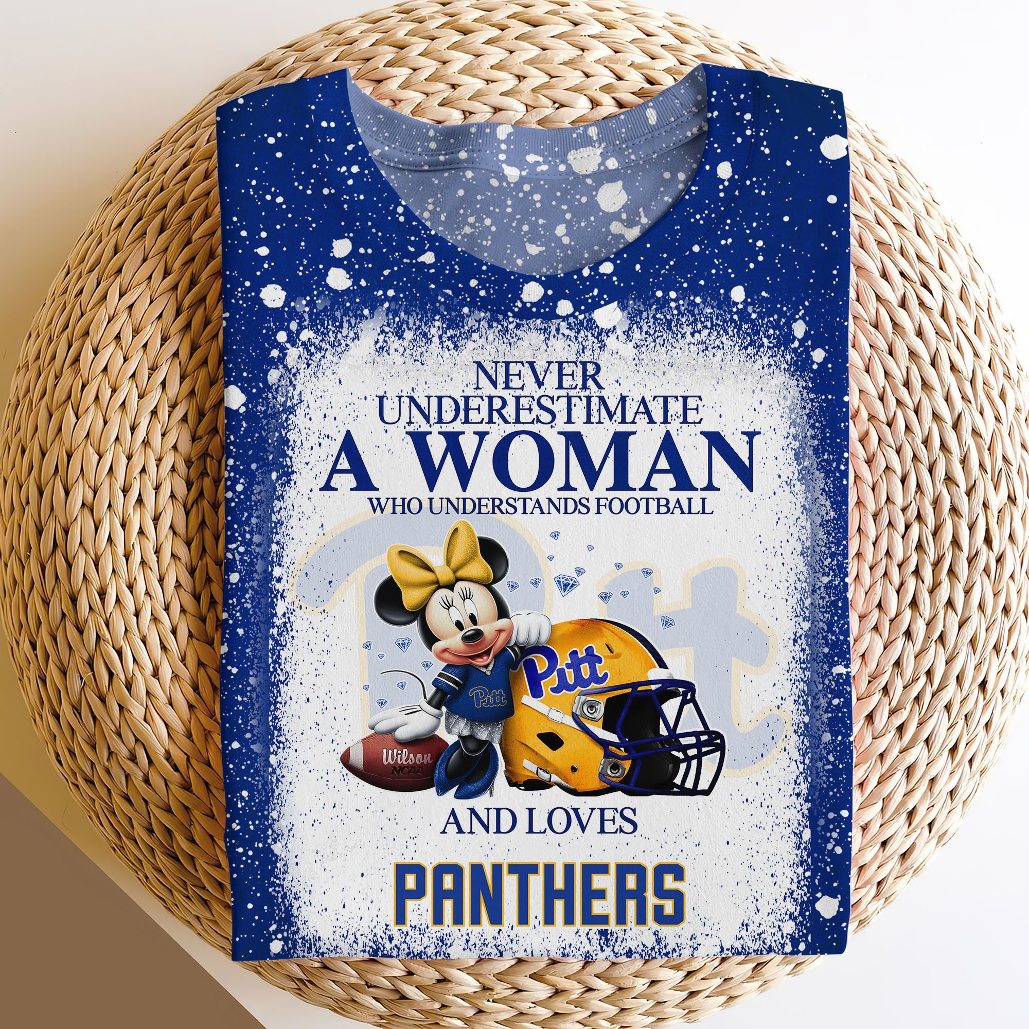 Pittsburgh Panthers Sweater,Hoodie, T-shirt, Football Team And Minnie 3D Shirt, Football Fan Gifts ETRG-60708