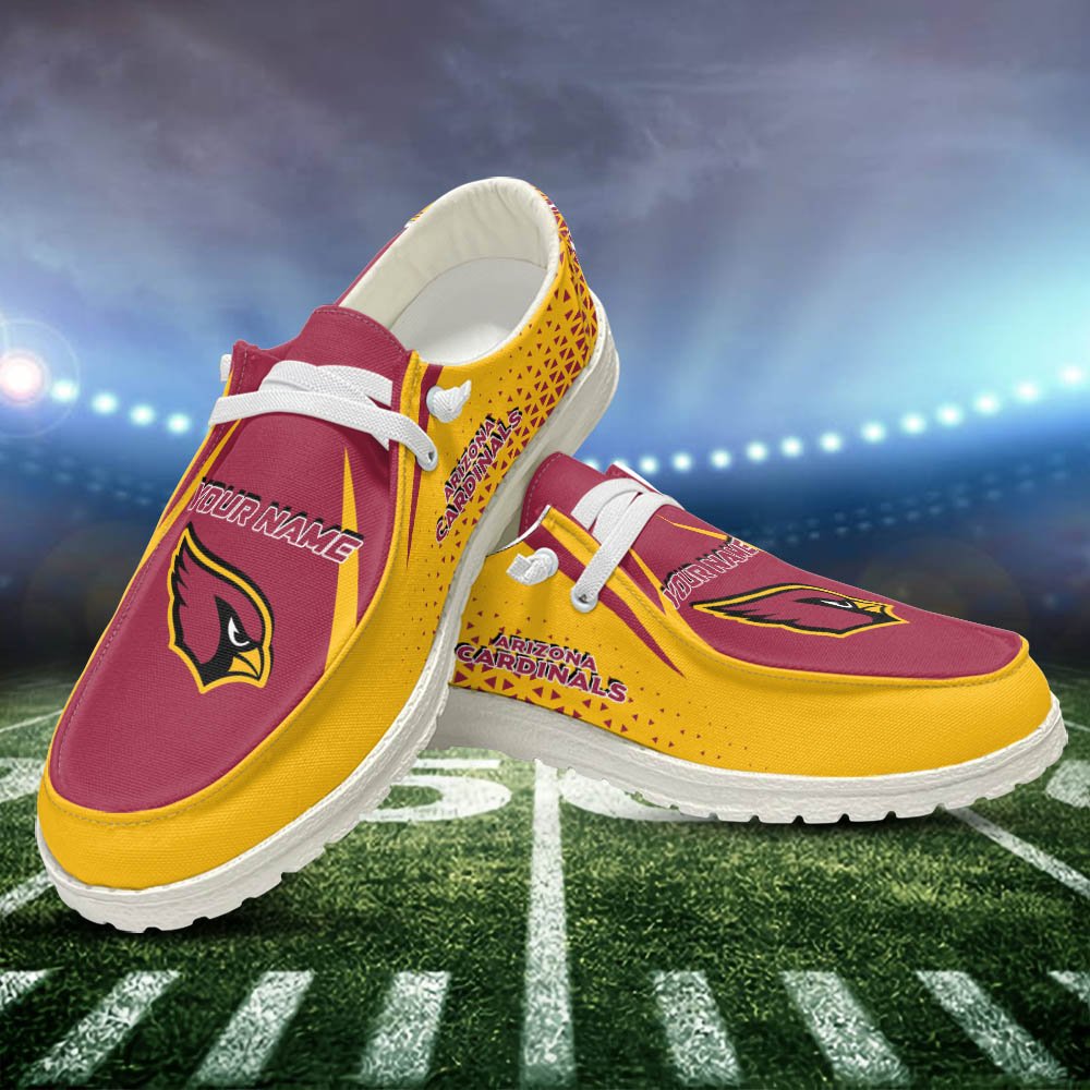 Arizona Cardinals White HD Shoes Personalized Your Name, Sport HDs For Football Fan, Sport Lovers Gifts ETHY-52459 HD Shoes 2024 Version