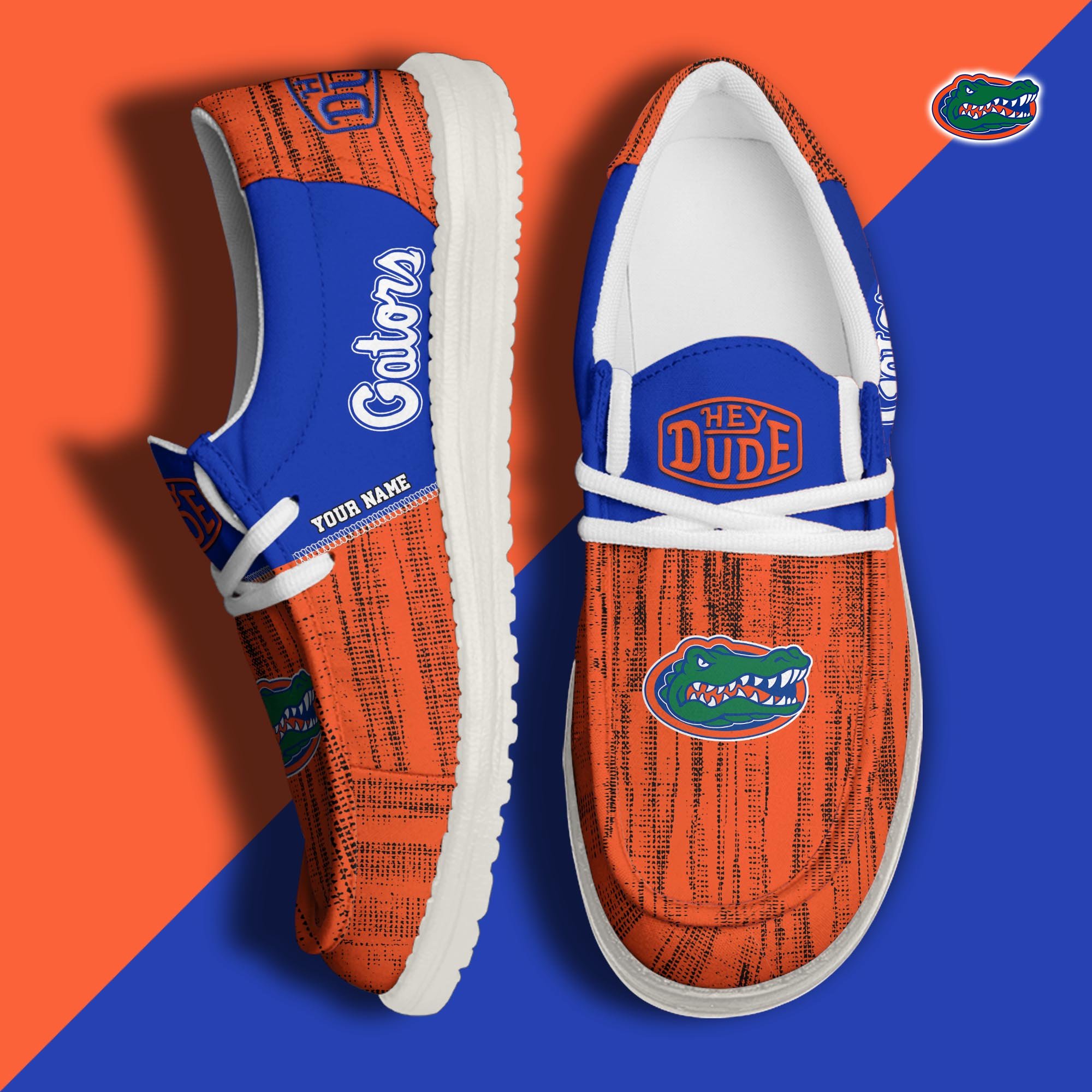 Florida Gators Hey Dude Shoes Personalized Your Name, Sport Hey Dudes For Football Fan, Sport Lovers Gifts 61079