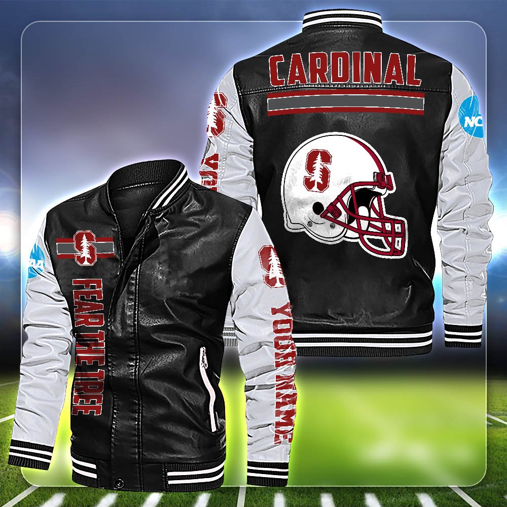 Stanford Cardinal Leather Jacket Customized Your Name, Sport Team Jackets For Fans, Sport Gifts ETHY-53612