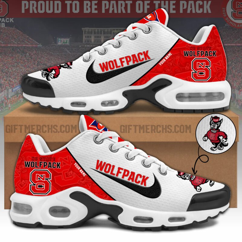 NC State Wolfpack TN Shoes 2024 Version Custom Name, Shoes For Sport Fan, Sport Gifts ETRG-61270