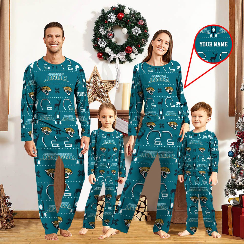 Jacksonville Jaguars Sport Pajamas Custom Your Name, Sport Pajamas, Gifts For Fan ETHY-44291