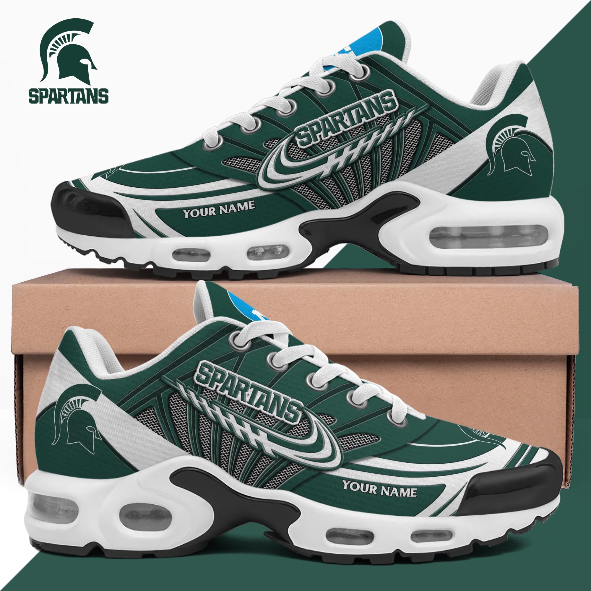 Michigan State Spartans TN Shoes 2024 Version Custom Your Name, Shoes For Sport Fans, Gift For Fans ETRG-61594