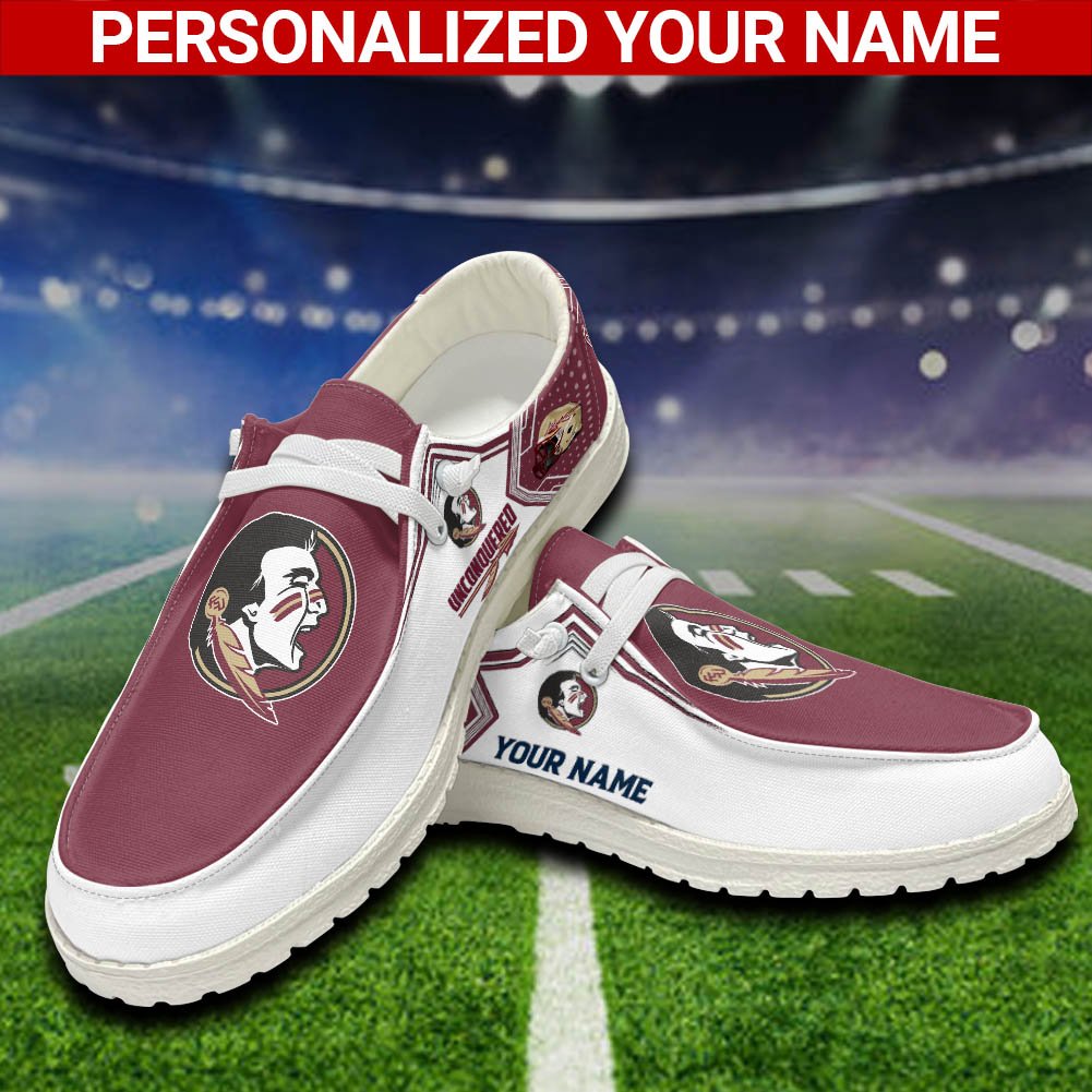 Florida State Seminoles Sport HD Shoes Custom Your Name, White HDs For Sport Fans, Sport Lover Gifts ETHY-52461 HD Shoes 2024 Version