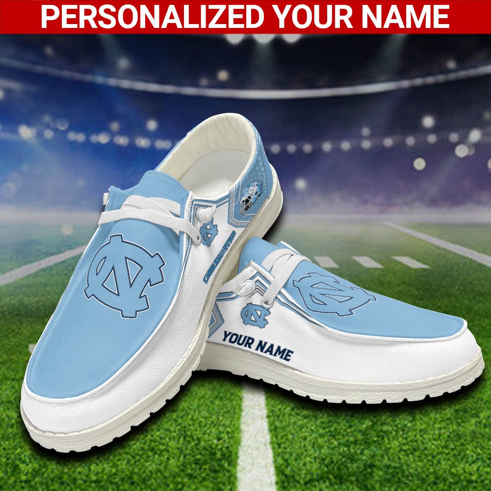 North Carolina Tar Heels Sport HD Shoes Custom Your Name, White HDs For Sport Fans, Sport Lover Gifts ETHY-52461 HD Shoes 2024 Version