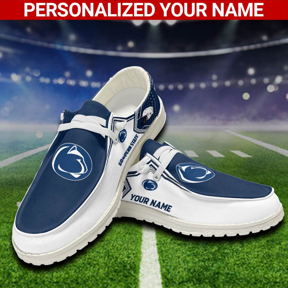 Penn State Nittany Lions Sport HD Shoes Custom Your Name, White HDs For Sport Fans, Sport Lover Gifts ETHY-52461 HD Shoes 2024 Version