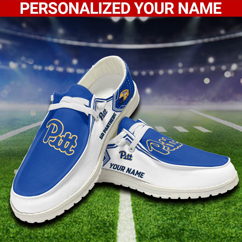 Pittsburgh Panthers Sport HD Shoes Custom Your Name, White HDs For Sport Fans, Sport Lover Gifts ETHY-52461 HD Shoes 2024 Version