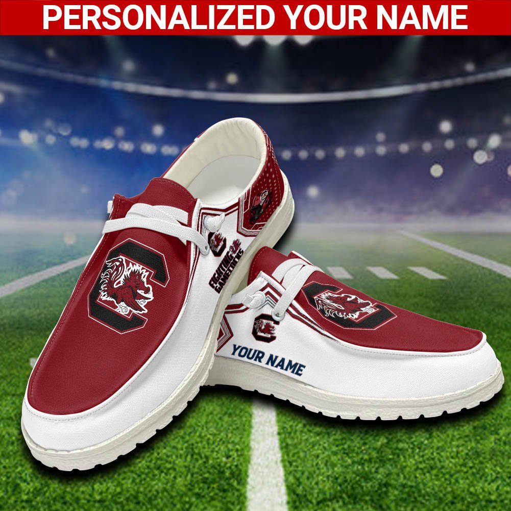 South Carolina Gamecocks Sport HD Shoes Custom Your Name, White HDs For Sport Fans, Sport Lover Gifts ETHY-52461 HD Shoes 2024 Version