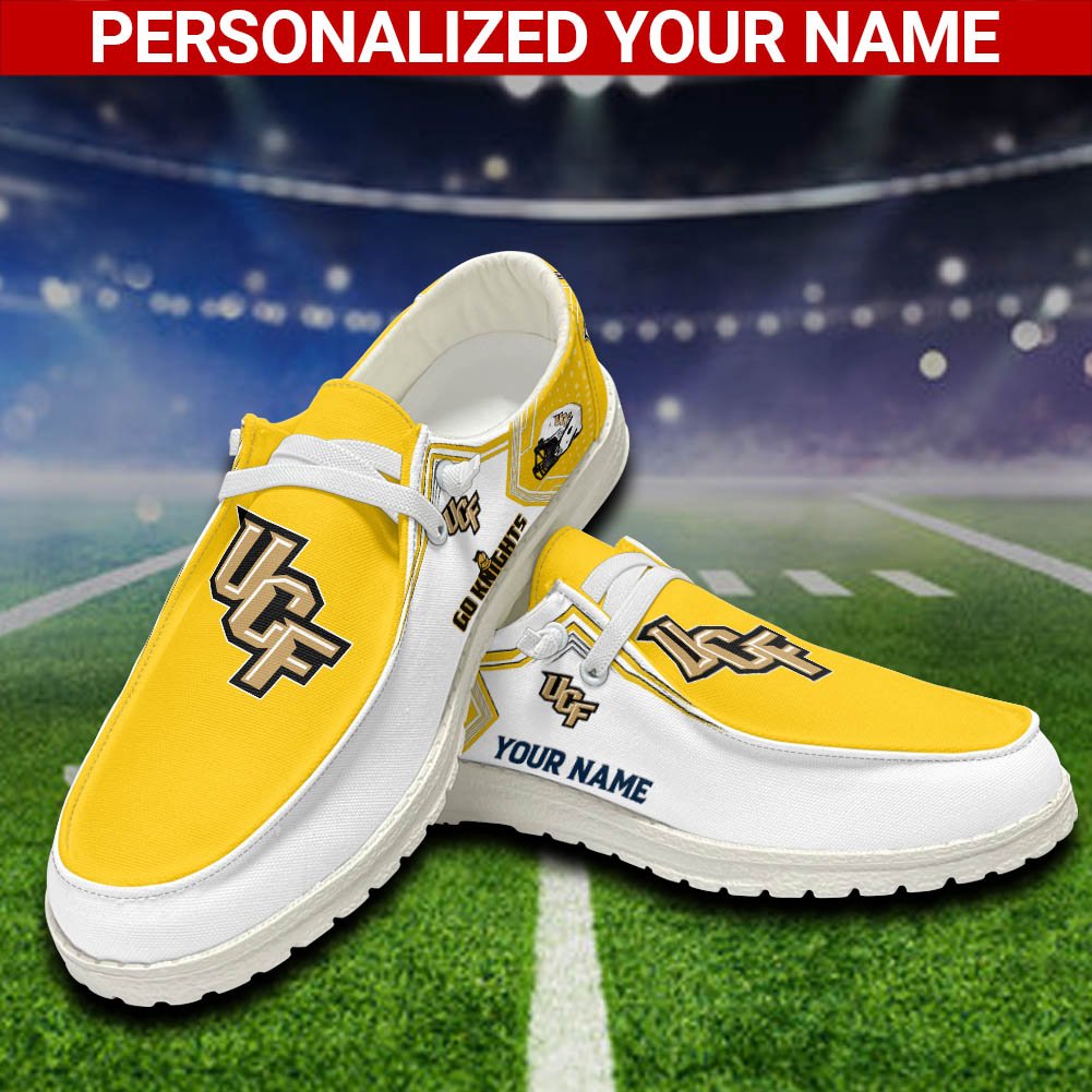 UCF Knights Sport HD Shoes Custom Your Name, White HDs For Sport Fans, Sport Lover Gifts ETHY-52461 HD Shoes 2024 Version