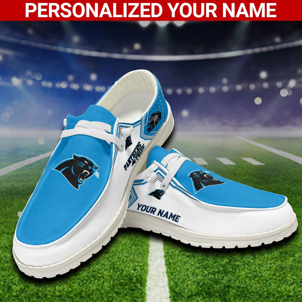 Carolina Panthers Sport HD Shoes Custom Your Name, White HDs For Sport Fans, Sport Lover Gifts ETHY-52461 HD Shoes 2024 Version