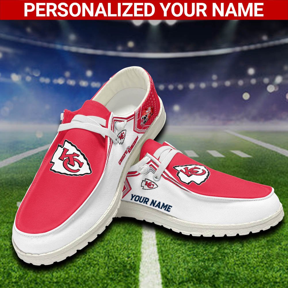 Kansas City Chiefs Sport HD Shoes Custom Your Name, White HDs For Sport Fans, Sport Lover Gifts ETHY-52461 HD Shoes 2024 Version