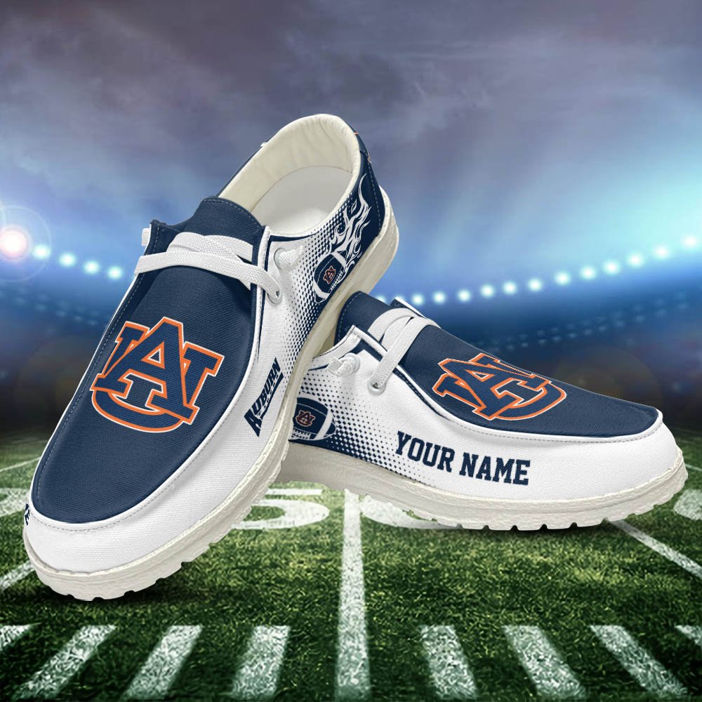 Auburn Tigers HD Shoes Custom Your Name, Sport Team Shoes, Gift For Sport Lovers ETHY-52463 HD Shoes 2024 Version