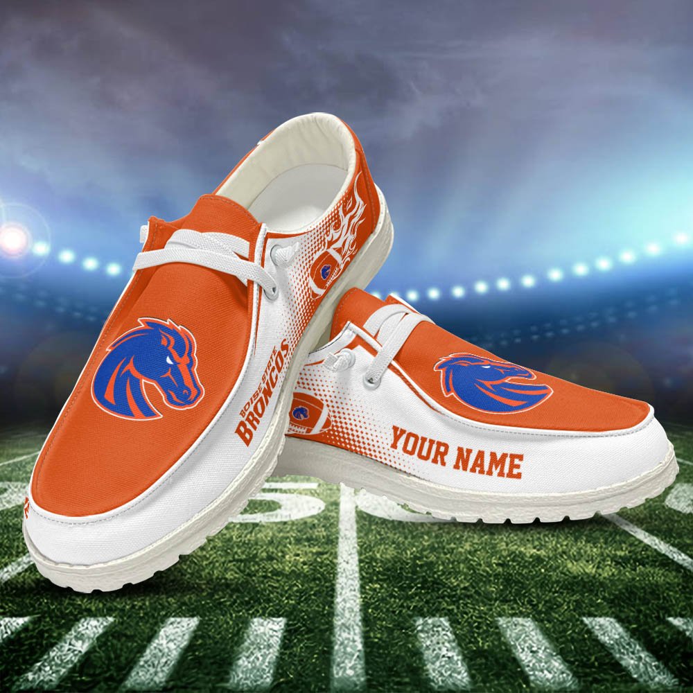 Boise State Broncos HD Shoes Custom Your Name, Sport Team Shoes, Gift For Sport Lovers ETHY-52463 HD Shoes 2024 Version