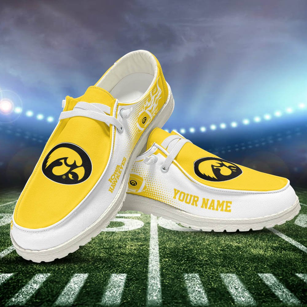 Iowa Hawkeyes HD Shoes Custom Your Name, Sport Team Shoes, Gift For Sport Lovers ETHY-52463 HD Shoes 2024 Version