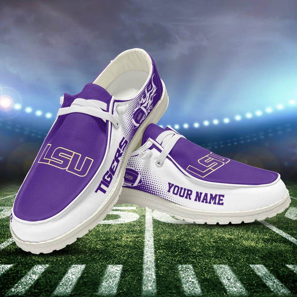 LSU TIGERS HD Shoes Custom Your Name, Sport Team Shoes, Gift For Sport Lovers ETHY-52463 HD Shoes 2024 Version