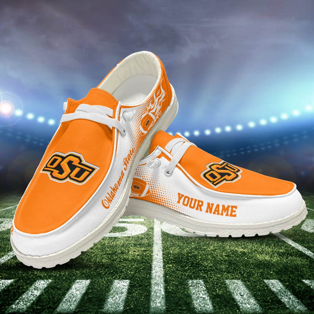 Oklahoma State Cowboys HD Shoes Custom Your Name, Sport Team Shoes, Gift For Sport Lovers ETHY-52463 HD Shoes 2024 Version