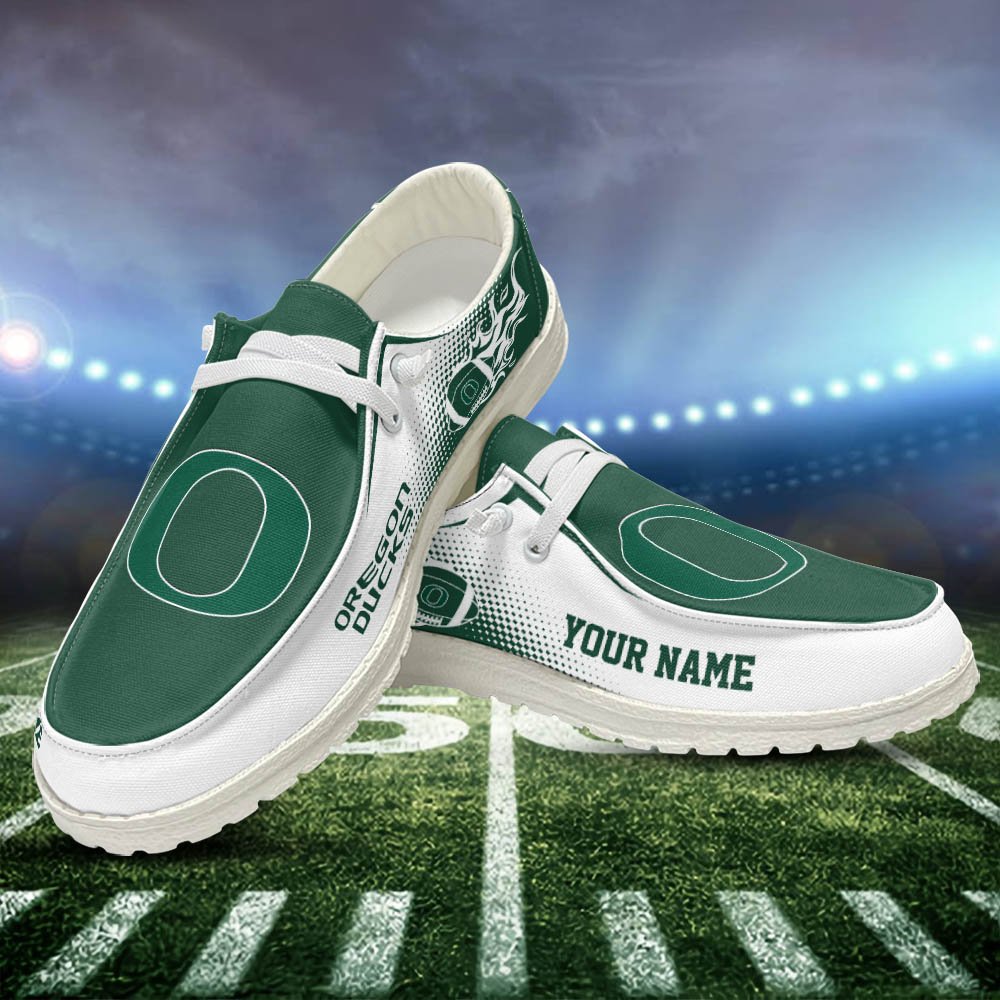 Oregon Ducks HD Shoes Custom Your Name, Sport Team Shoes, Gift For Sport Lovers ETHY-52463 HD Shoes 2024 Version