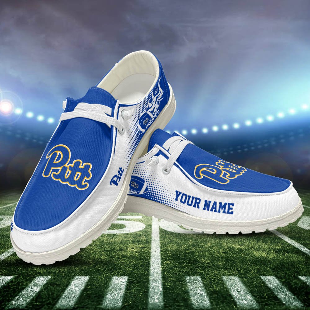 Pittsburgh Panthers HD Shoes Custom Your Name, Sport Team Shoes, Gift For Sport Lovers ETHY-52463 HD Shoes 2024 Version