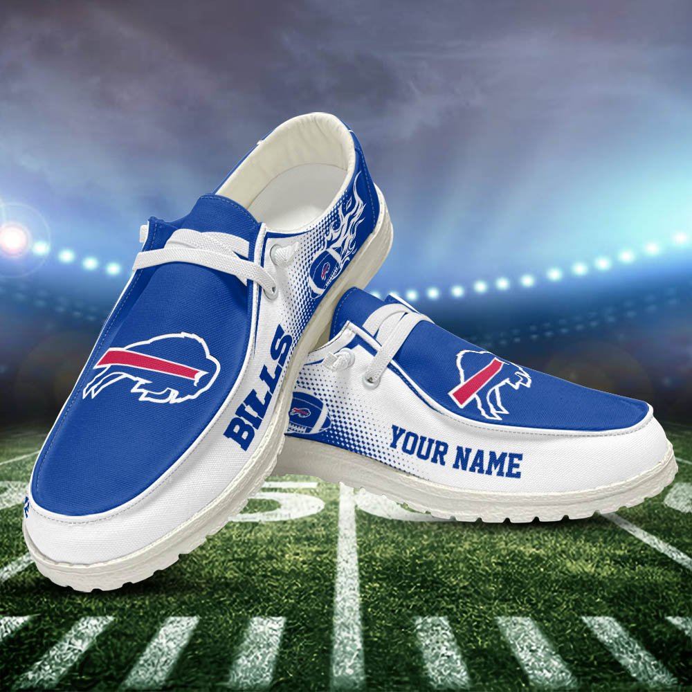 Buffalo Bills HD Shoes Custom Your Name, Sport Team Shoes, Gift For Sport Lovers ETHY-52463 HD Shoes 2024 Version