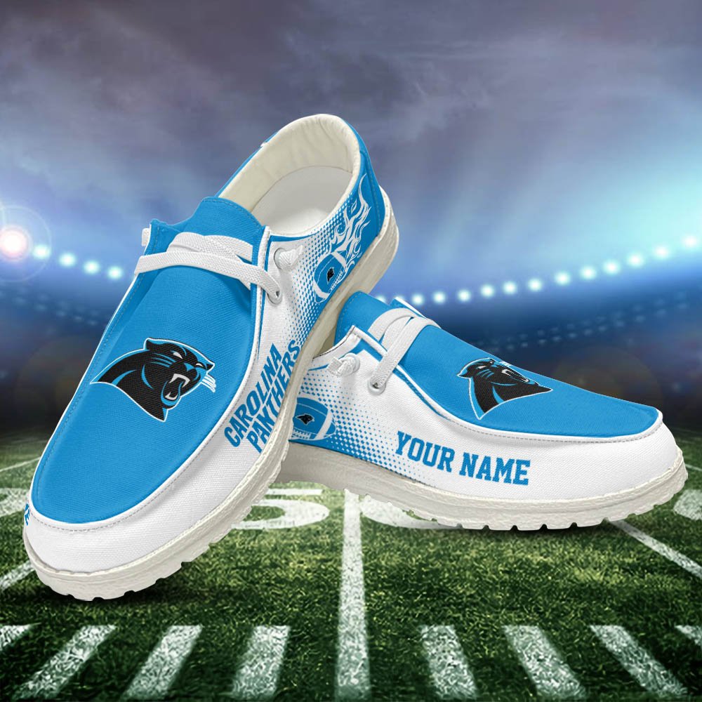 Carolina Panthers HD Shoes Custom Your Name, Sport Team Shoes, Gift For Sport Lovers ETHY-52463 HD Shoes 2024 Version