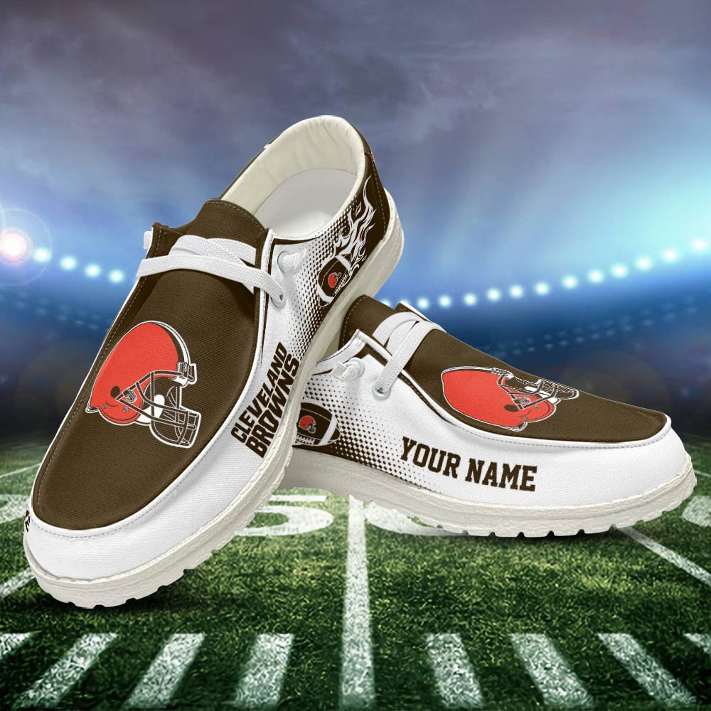 Cleveland Browns HD Shoes Custom Your Name, Sport Team Shoes, Gift For Sport Lovers ETHY-52463 HD Shoes 2024 Version