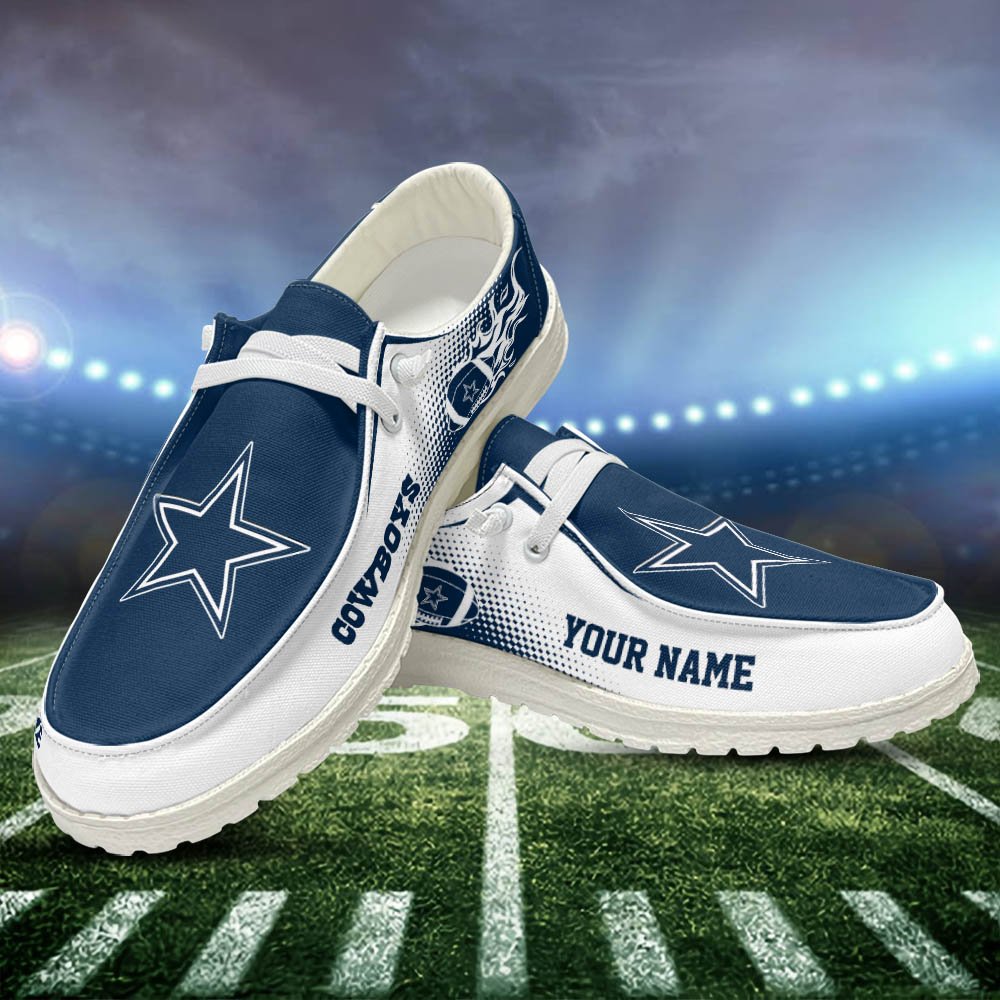 Dallas Cowboys HD Shoes Custom Your Name, Sport Team Shoes, Gift For Sport Lovers ETHY-52463 HD Shoes 2024 Version