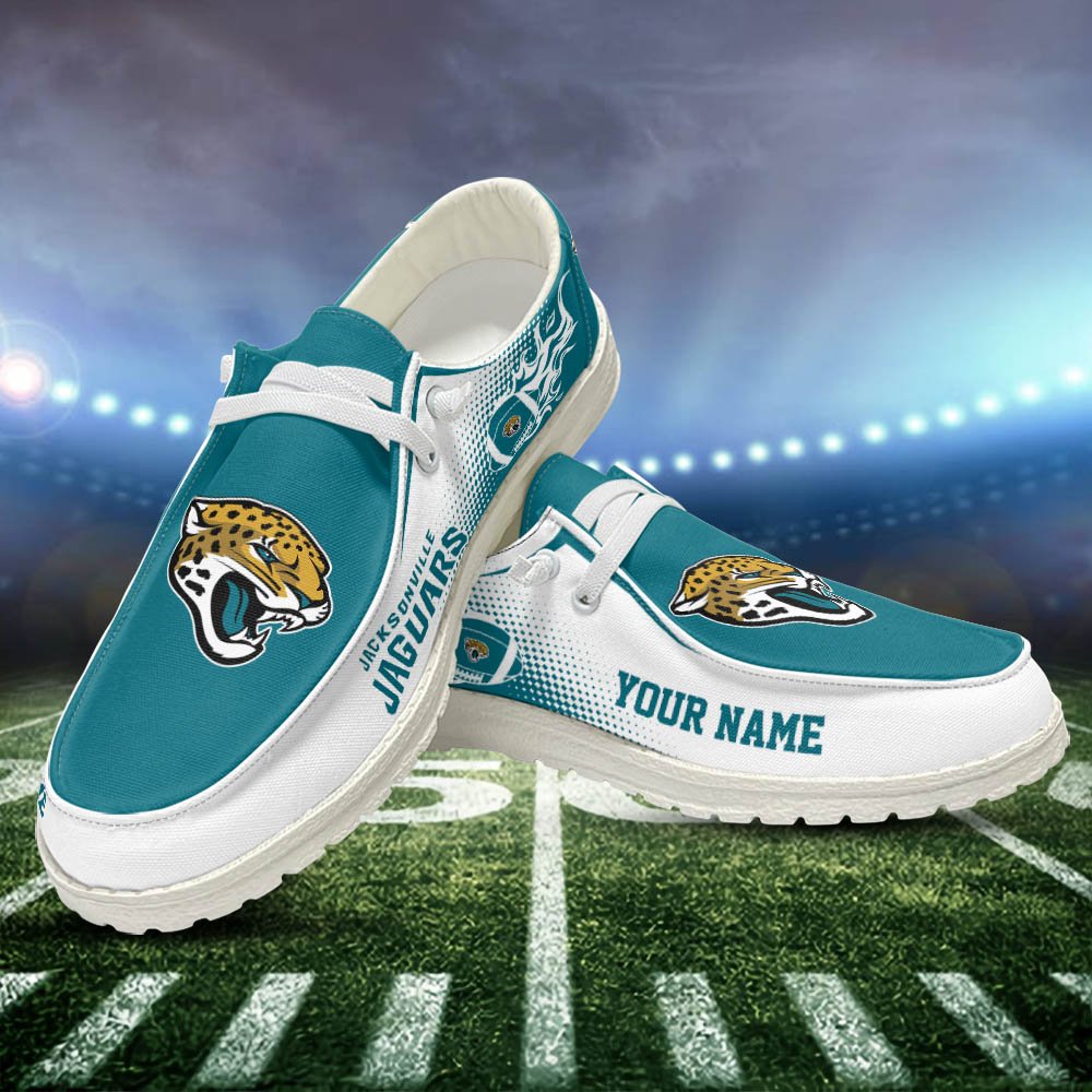 Jacksonville Jaguars HD Shoes Custom Your Name, Sport Team Shoes, Gift For Sport Lovers ETHY-52463 HD Shoes 2024 Version