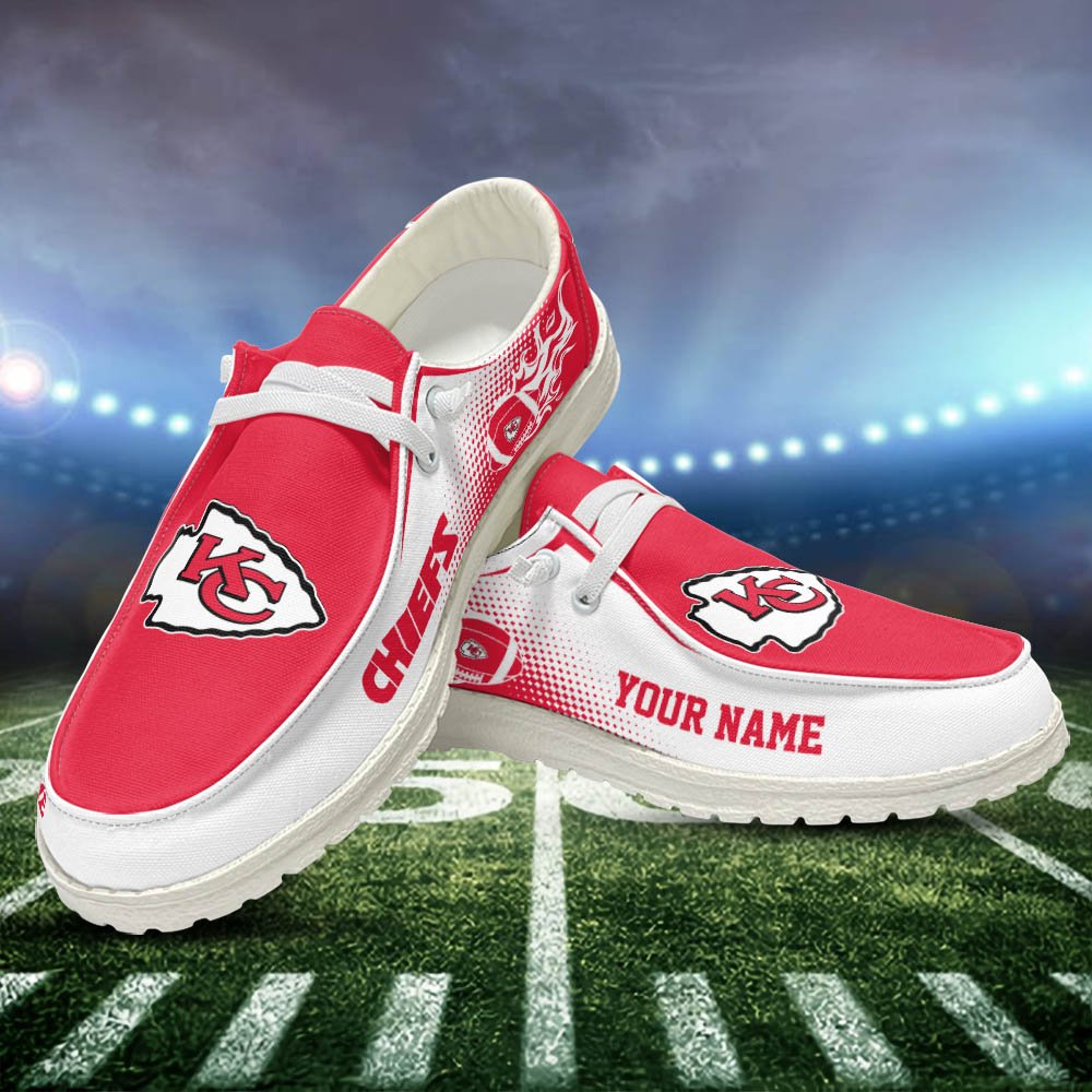 Kansas City Chiefs HD Shoes Custom Your Name, Sport Team Shoes, Gift For Sport Lovers ETHY-52463 HD Shoes 2024 Version