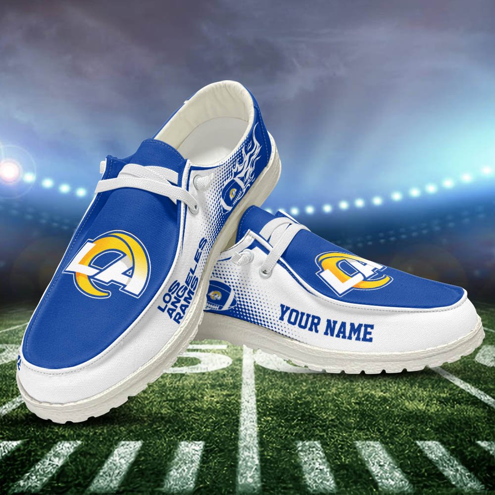 Los Angeles Rams HD Shoes Custom Your Name, Sport Team Shoes, Gift For Sport Lovers ETHY-52463 HD Shoes 2024 Version