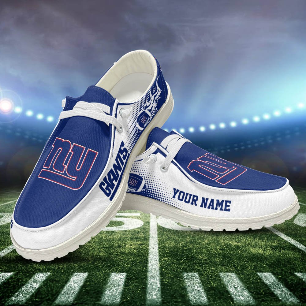 New York Giants HD Shoes Custom Your Name, Sport Team Shoes, Gift For Sport Lovers ETHY-52463 HD Shoes 2024 Version