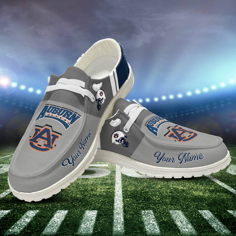 Auburn Tigers Sport HD Shoes Custom Your Name, White HDs For Sport Lovers, Sport Gifts For Fan ETHY-52465 HD Shoes 2024 Version