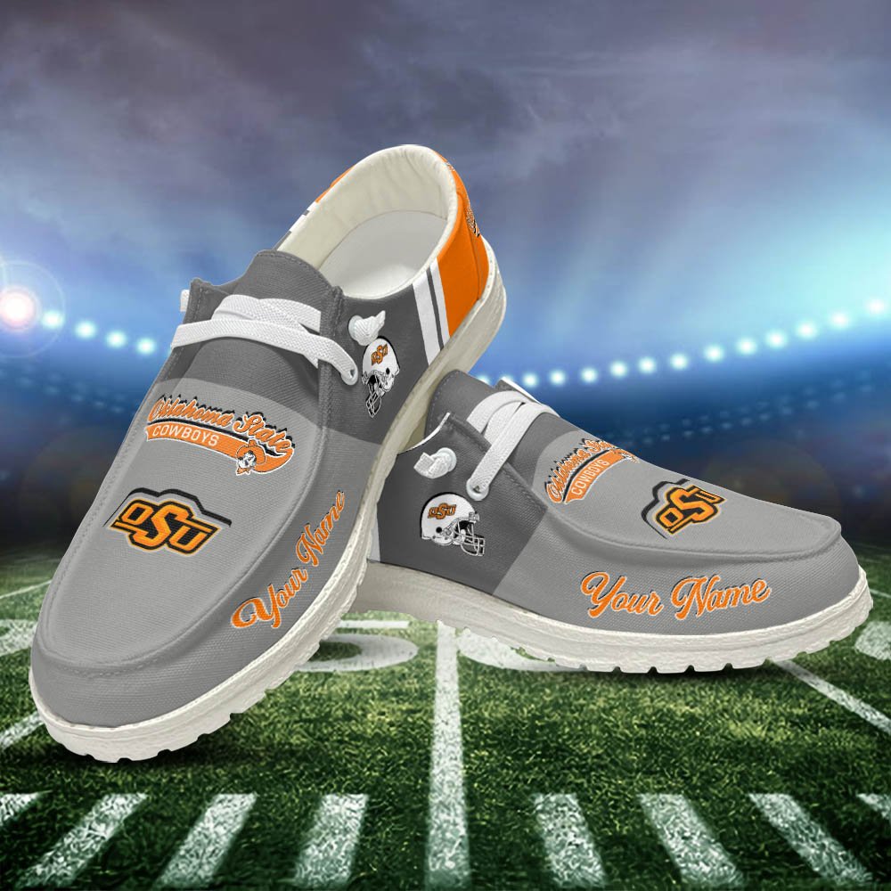 Oklahoma State Cowboys Sport HD Shoes Custom Your Name, White HDs For Sport Lovers, Sport Gifts For Fan ETHY-52465 HD Shoes 2024 Version