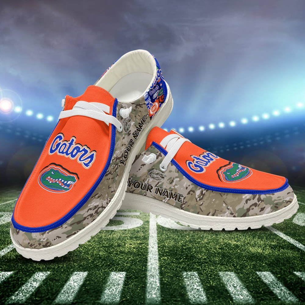 Florida Gators White HD Shoes Custom Your Name, Sport Shoes For Lovers, Sport Gift, Sport Team Shoes ETHY-52506 HD Shoes 2024 Version