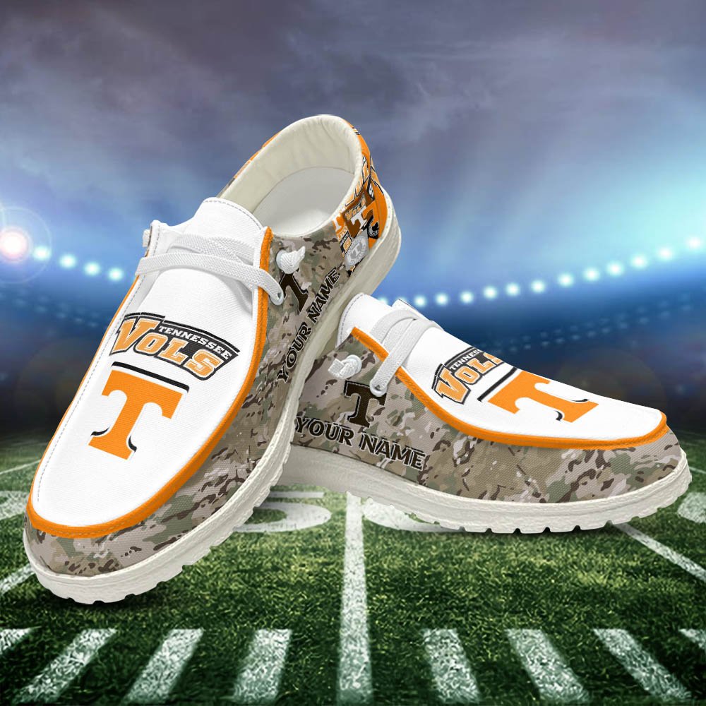 Tennessee Volunteers White HD Shoes Custom Your Name, Sport Shoes For Lovers, Sport Gift, Sport Team Shoes ETHY-52506 HD Shoes 2024 Version