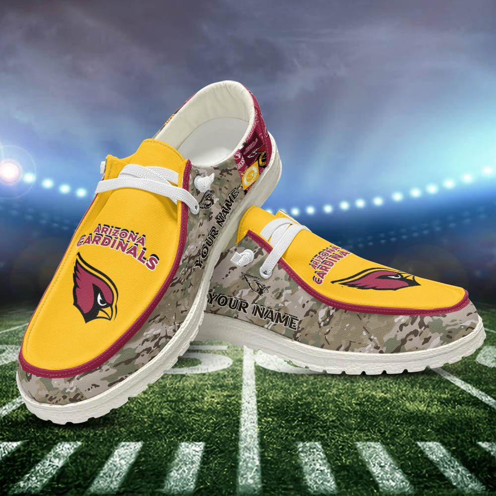 Arizona Cardinals White HD Shoes Custom Your Name, Sport Shoes For Lovers, Sport Gift, Sport Team Shoes ETHY-52506 HD Shoes 2024 Version