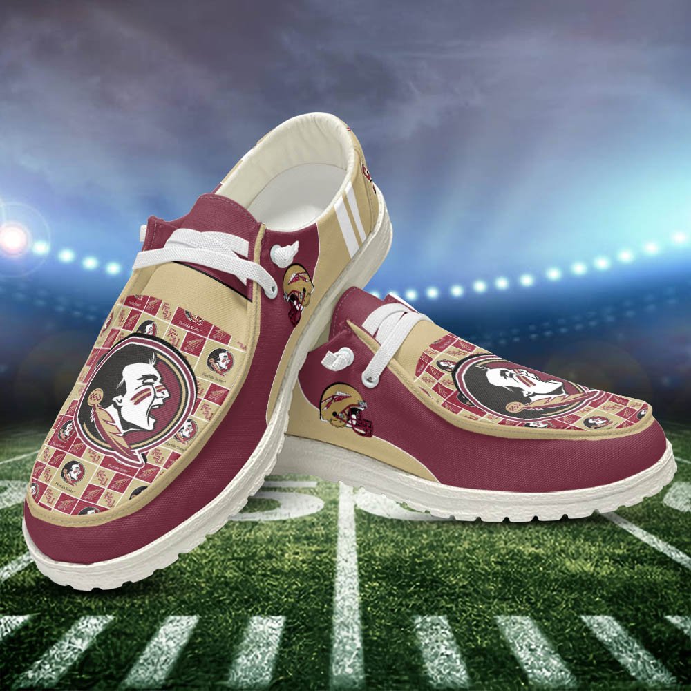 Florida State Seminoles Sport HD Shoes Custom Your Name, White HDs For Sport Fans, Sport Gifts ETHY-52552 HD Shoes 2024 Version