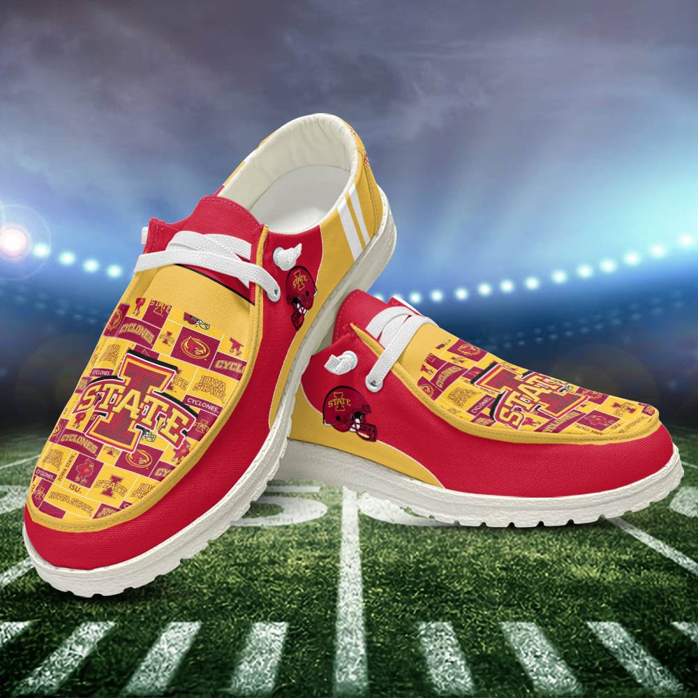 Iowa State Cyclones Sport HD Shoes Custom Your Name, White HDs For Sport Fans, Sport Gifts ETHY-52552 HD Shoes 2024 Version