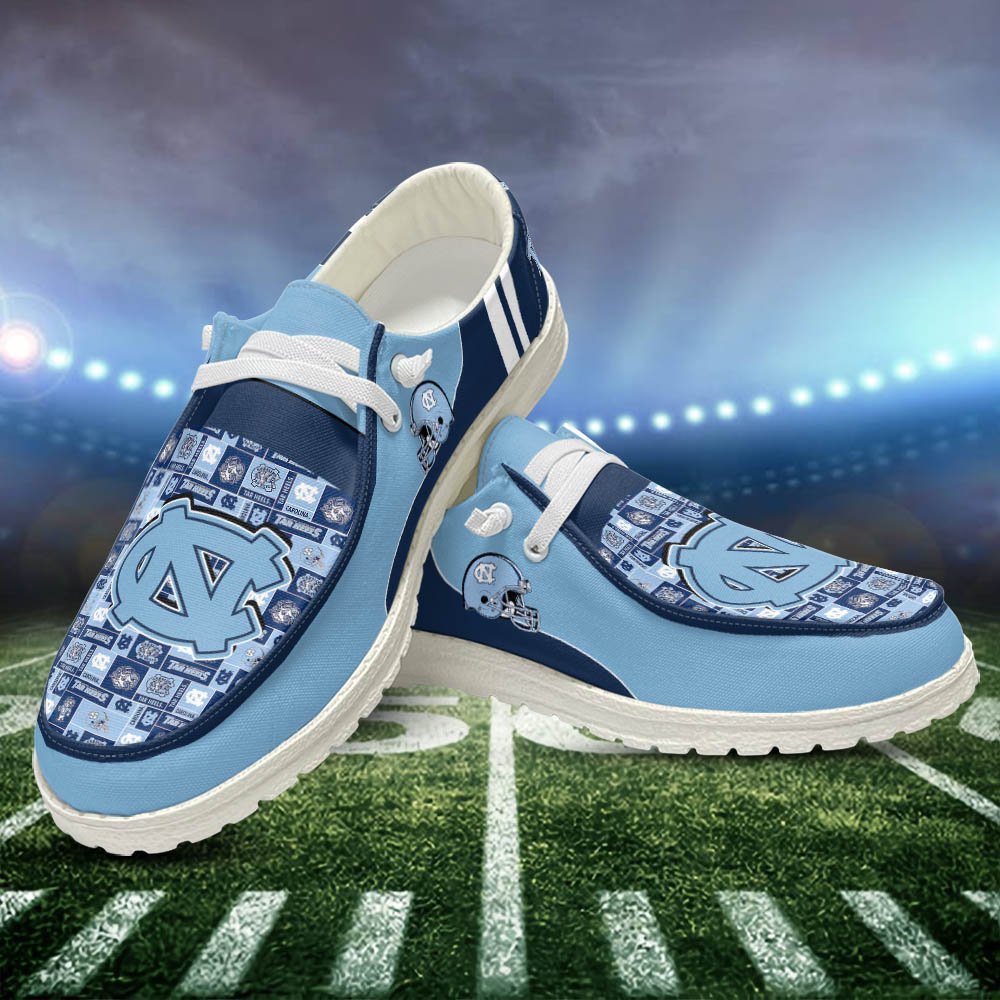 North Carolina Tar Heels Sport HD Shoes Custom Your Name, White HDs For Sport Fans, Sport Gifts ETHY-52552 HD Shoes 2024 Version