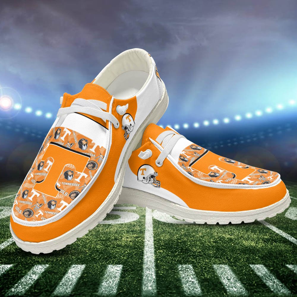 Tennessee Volunteers Sport HD Shoes Custom Your Name, White HDs For Sport Fans, Sport Gifts ETHY-52552 HD Shoes 2024 Version